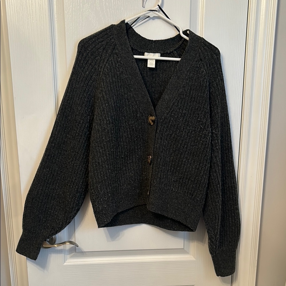 Women's Black Sweater Cardigan